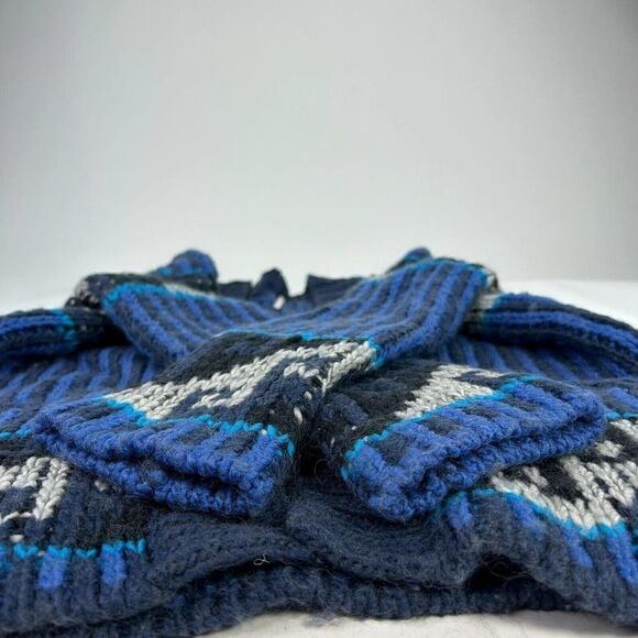 Free People Time and again chunky Cardigan Size S Aztec Geometric Knit Sweater - Picture 8 of 11